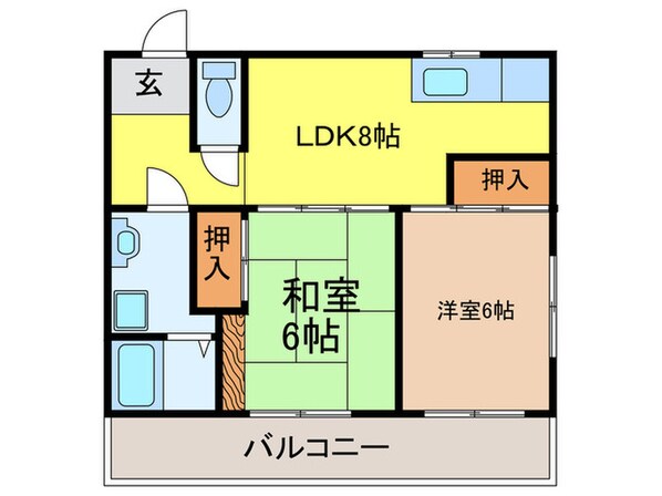 第１フジサンビルの物件間取画像